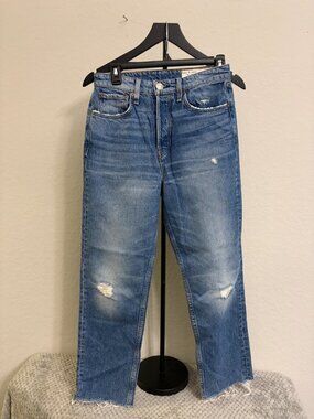 rag & bone High-Rise Jeans in Medium Wash